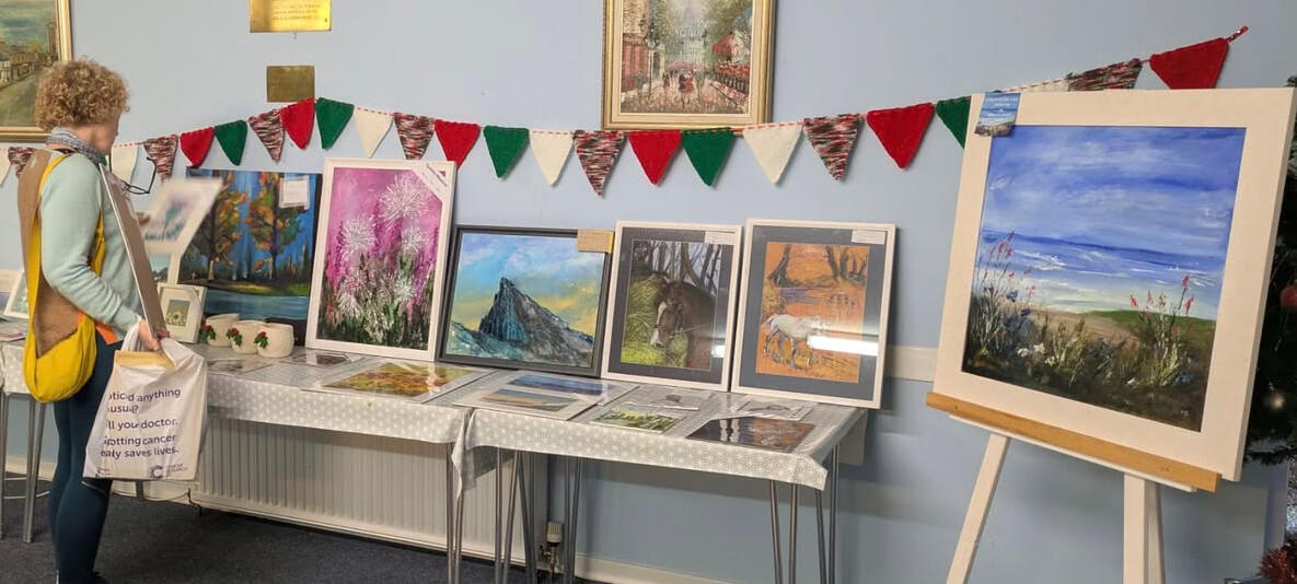 "Floral Dunes", Milngavie Art Club 2025 One Day Sale.